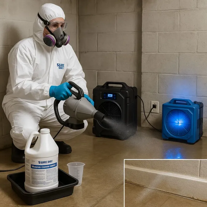 Sanitization and Odor Removal process in Mendham, NJ