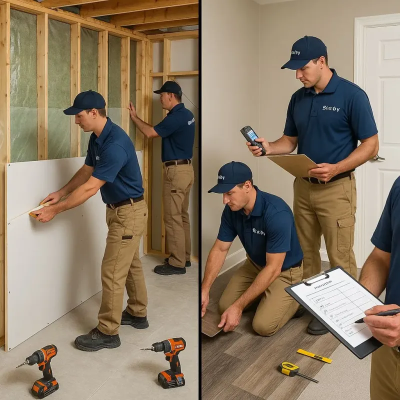 Repairs and Reconstruction process in Mendham, NJ